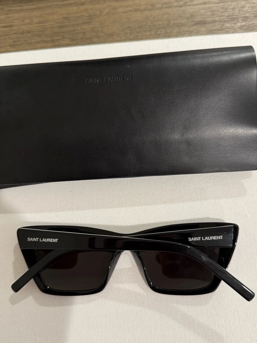 Saint Laurent Black Cat Eye Sunglasses - SL 276 MICA